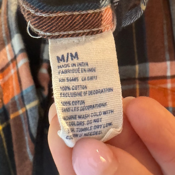 American Eagle Men’s Flannel size Medium - Picture 3 of 4